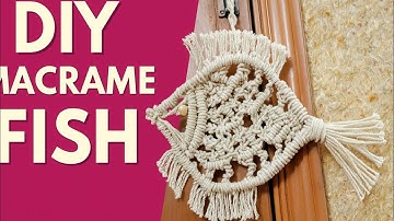 DIY Macrame Fish Wall Hanging | Step-by-Step Beginner Guide
