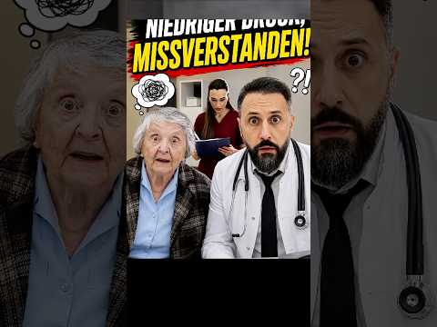 Niedriger Druck missverstanden 😂 سوء تفاهم #comedy #drabdul #oma #arzt #arabisch