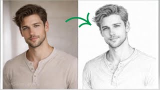 White Noise (No Talking) + Face Sketch | Relax, Sleep &amp; Deep Focus (ASMR)