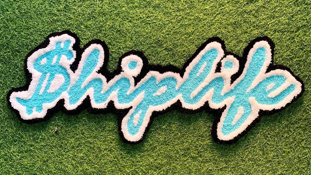 Tufting A Custom Rug Using Punch Needle & CutPile Gun. YouTube