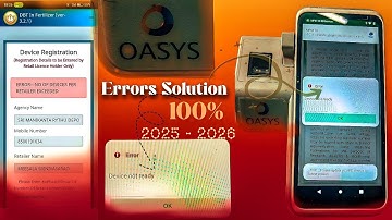 Oasys DBT Device | MFMS RD update | Device not ready