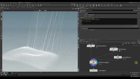 Houdini knitting animation 2  (improve knitting)