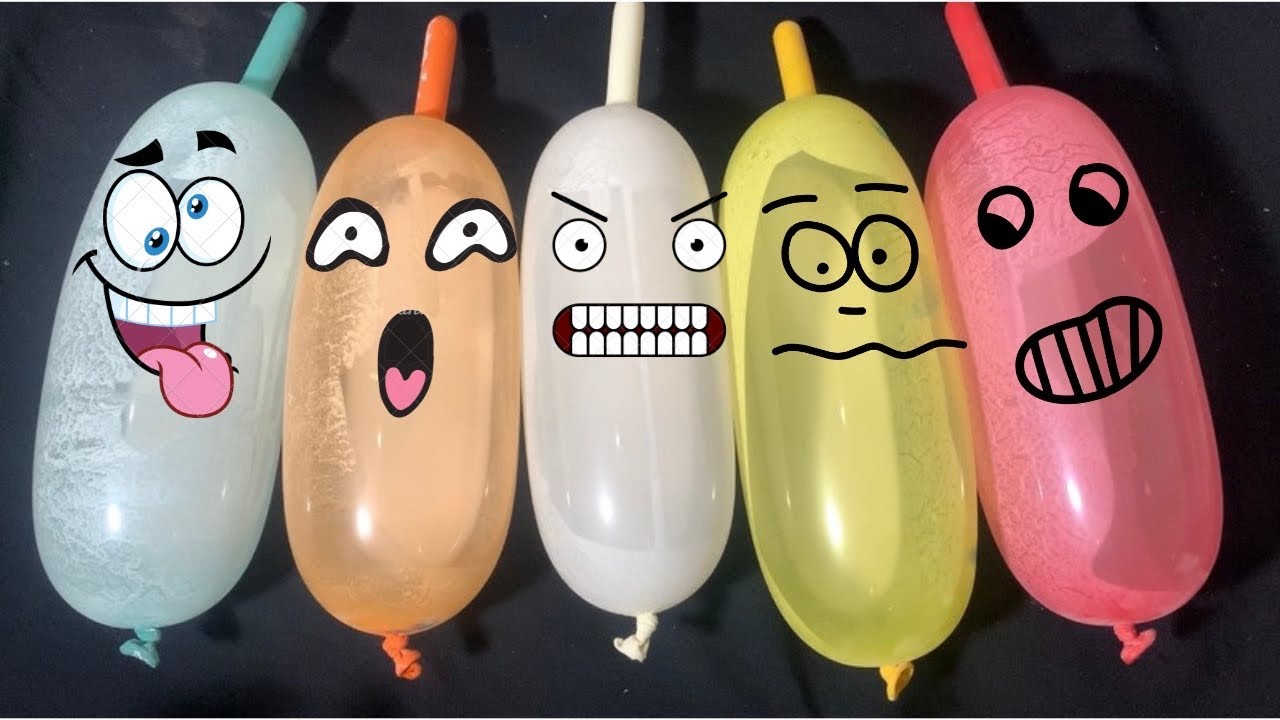 MAKING SLIME WITH MANY FUNNY LONG BALLOONS AND GLITTER ! SATISFYING SLIME VIDEOS LONG VERSION