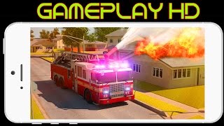 3D Firetruck Parking PRO Full 2015 Emergency Vehicle Simulation Version Gameplay IOS HD screenshot 5