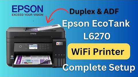 Epson Color Printer with Duplex and ADF EcoTank  L6270