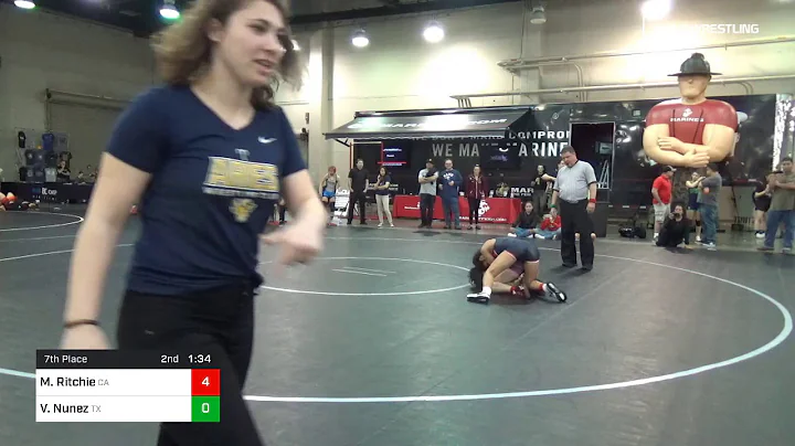 112 Lbs 7th Place Marissa Ritchie Team California ...