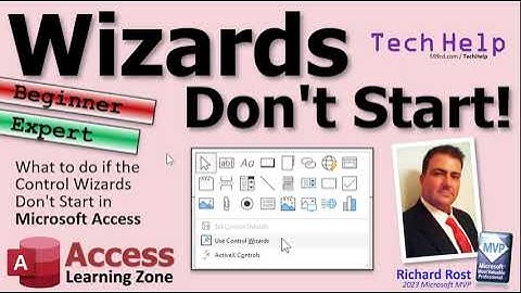 Wat te doen als de besturingselementwizards niet starten in Microsoft Access