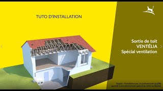 Comment installer VENTÉLIA, la sortie de toit ventilation haute performance de Cheminées Poujoulat ?