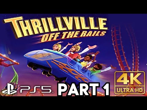 Thrillville Off the Rails Part 1 Gameplay Basics | PS5 PSP | 4K HDR (No Commentary Gaming)