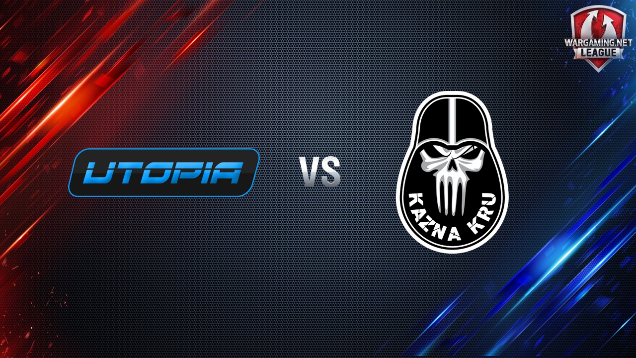World of Tanks - UTOPIA vs Kazna Kru - WGLEU S2 2016-2017 - Matchday#4-2