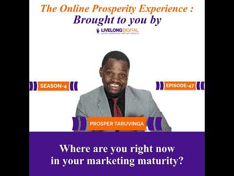 Artwork for Where are you right now in your marketing maturity?