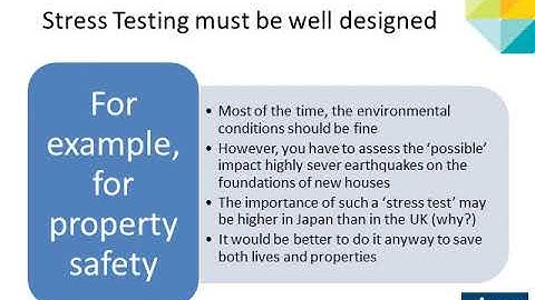 Stress Testing from a Non Financial Perspective Dr Ahmed Barakat