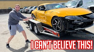 Rebuilding A Wrecked 2021 MK5 SUPRA 3.0 (PART.1)