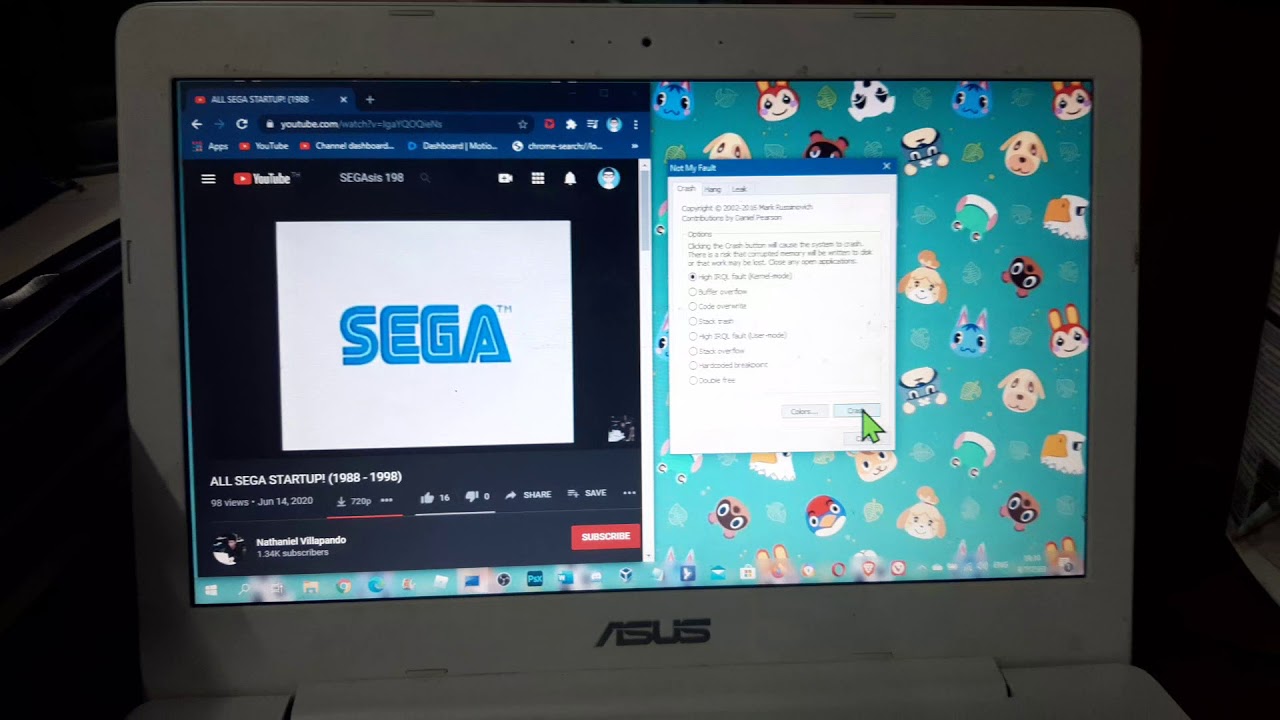 SEGA Logo 1989 BSOD