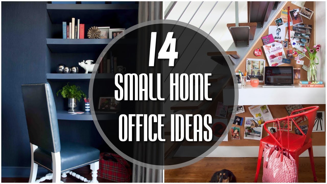 14 SMALL HOME OFFICE IDEAS