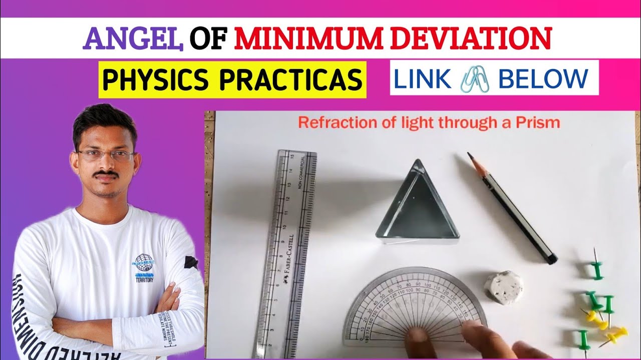 ANGLE OF MINIMUM DEVIATION OF PRISM IN TELUGU REFRACTIVE INDEX OF