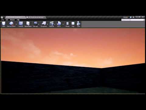 Unreal Engine 4 : Day & Night Cycle Demo with Moving Clouds - YouTube