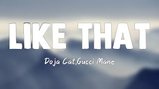 Like That - Doja Cat,Gucci Mane(Lyrics Version)🎤