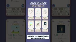 Want to experience this? 🧩 Play 'codewords.cryptogram' now! Link in bio. 🧠✨