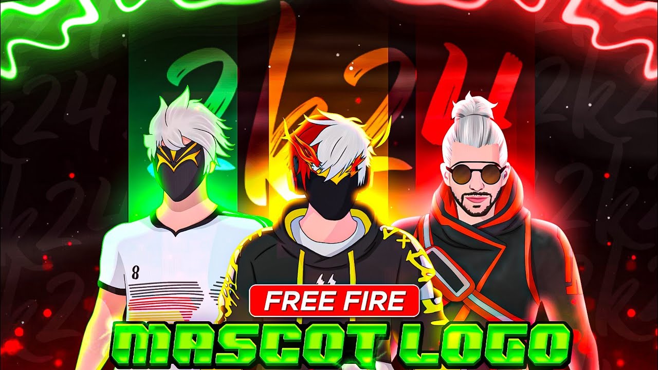 FREE FIRE MASCOT LOGO 2024 || BEST GAMING MASCOT LOGO PACK || GAMING LOGO 2024 || DVEDITZ