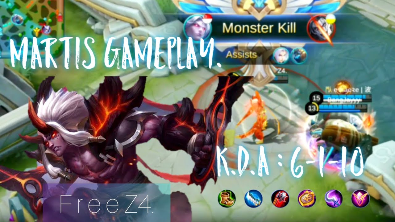 MARTIS GAMEPLAY. LIHAT !! CARA BERMAIN HERO MARTIS OFFLANER DI META SEKARANG.
