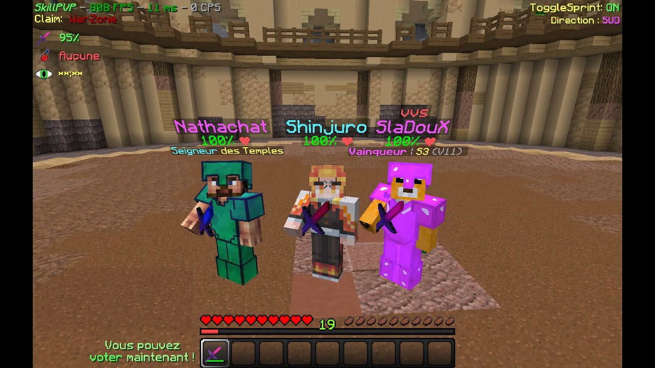 SKILLPVP V15| DROPPED MONTAGE +CONCOURS 50 PB