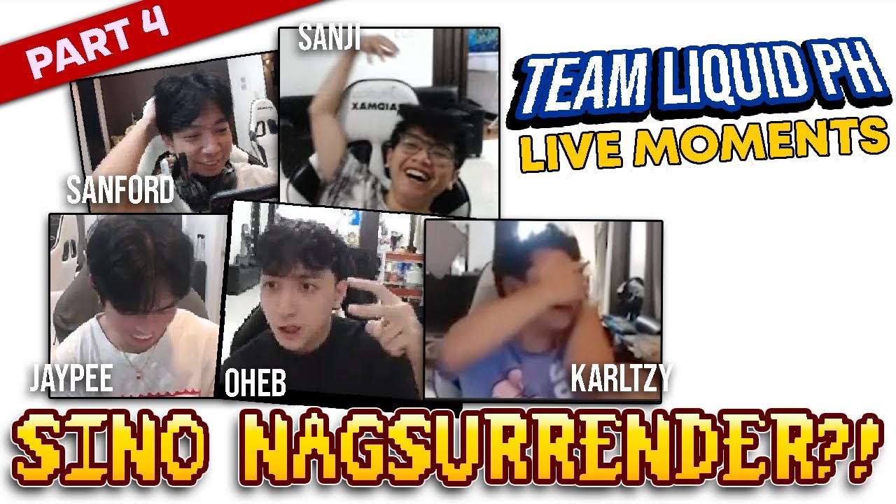Team Liquid PH Live Moments Part 4 | KarlTzy, Sanji, Jaypee, Oheb, Sanford