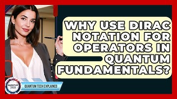 Why Use Dirac Notation For Operators In Quantum Fundamentals? - Quantum Tech Explained