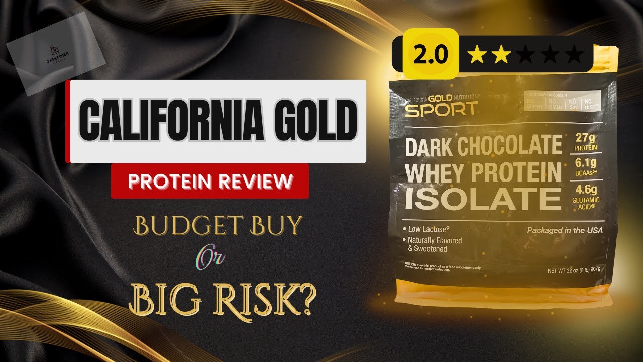 California Gold Nutrition Isolate Review: Low-Quality Protein 