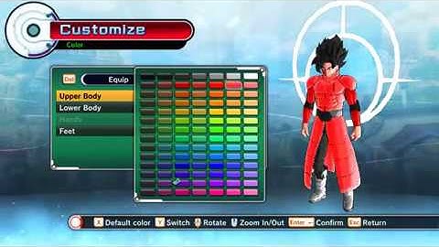 dragon ball xenoverse mod cac hit colourable outfit