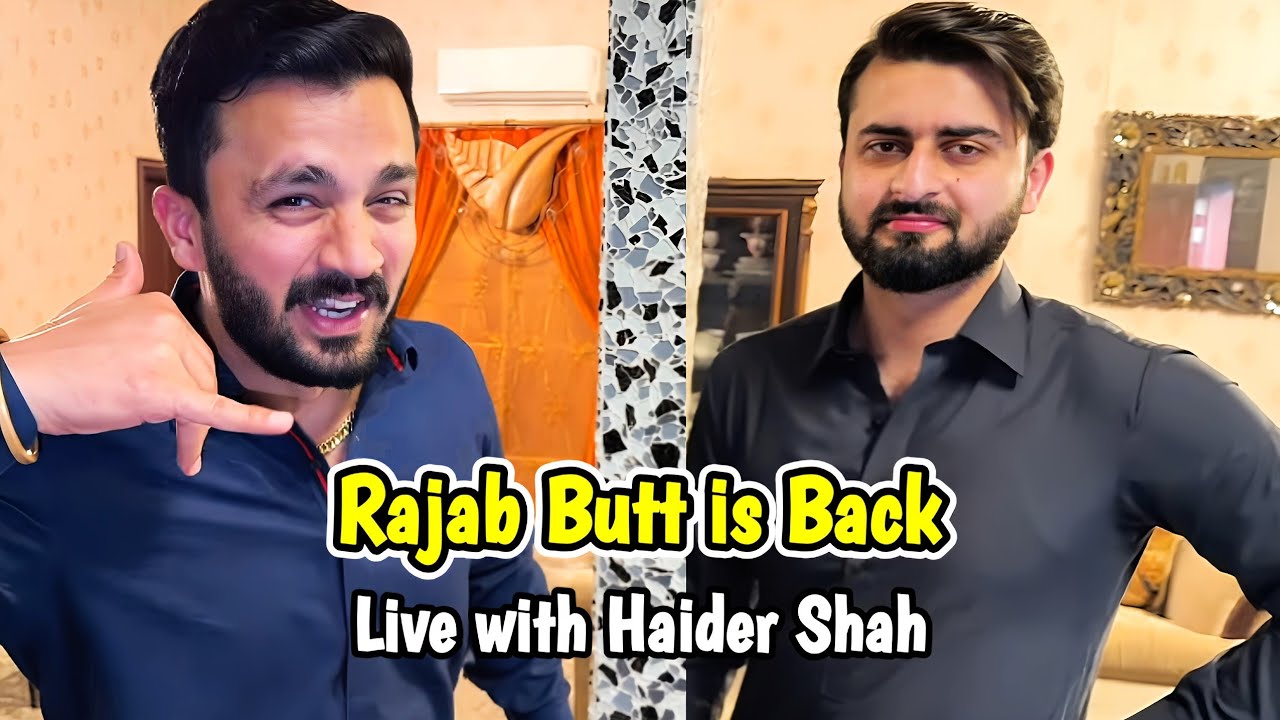 Rajab Butt is Back | Live with Haider Shah and Rajab Butt | 4 March