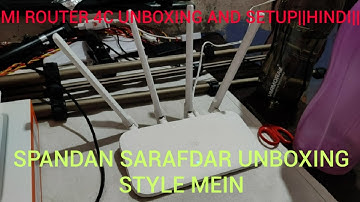MI ROUTER 4C UNBOXING AND SETUP IN LOCKDOWN||HINDI||#mirouter4C#setupingrouter#cheapestrouterinindia