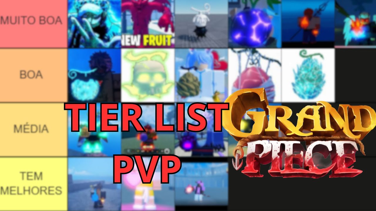 TIER LIST] ATUALIZADA DE QUAL É AS MELHORES FRUTAS PARA PVP DO