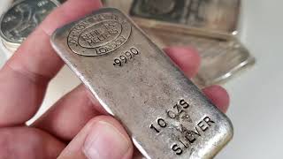 Vintage silver haul, adding 69 ounces to the stack!