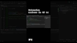 How to use Extension Members in C# 14 💎 #coding #programming #dotnet #csharp14 #csharp