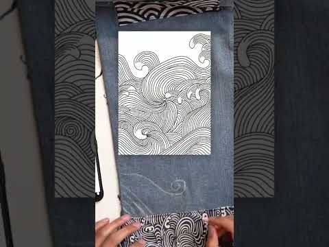 Sashiko stitching my Patchwork DIY #diy #fashion #streetwear #patchwork #denim #pants #japan #shorts