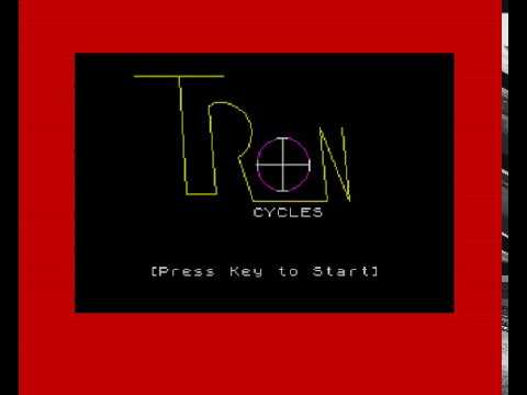 TRON Cycles in Sinclair BASIC on 48k Spectrum