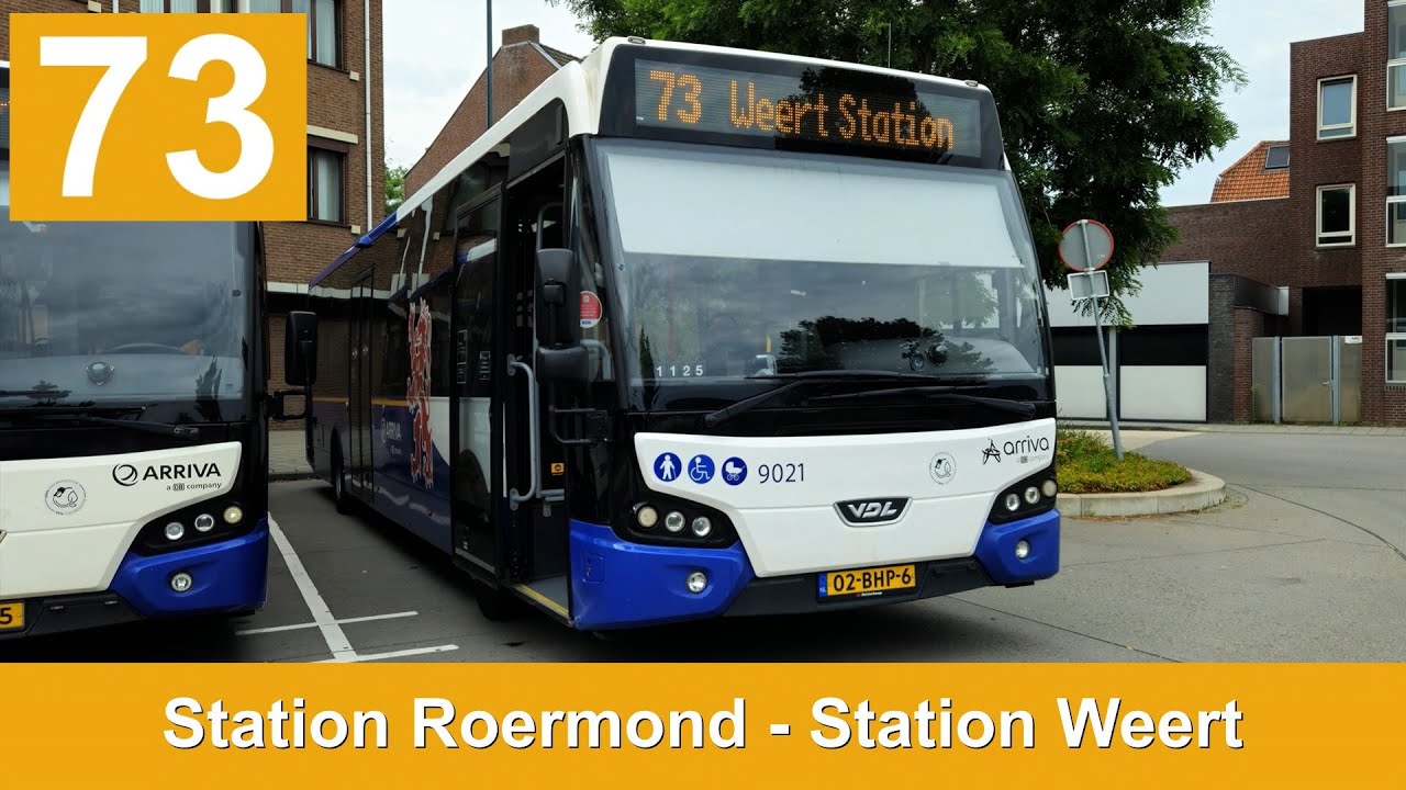 Arriva lijn 73: Roermond Station - Weert Station | Arriva Limburg | Arriva 9021 | 2024