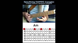 Open‑String TAPPING Arpeggios 🎸⚡ Fluid Lead Lines Over Chords | GuitarNerdery