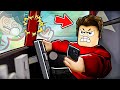 سويت رحلة بالسيارة كلها حرب مع سامر ROBLOX 
