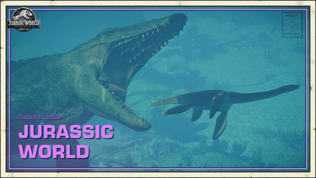Battle of the Deep MOSASAURUS vs PLESIOSAURUS Jurassic World