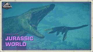 Battle of the Deep: MOSASAURUS vs PLESIOSAURUS - Jurassic World Evolution 2
