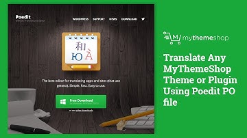 Translate Any MyThemeShop Theme or Plugin Using Poedit PO file HD