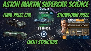 CSR 2 | Aston Martin Supercar Science | Event Structure, Showdown Prize & Final Prize Car