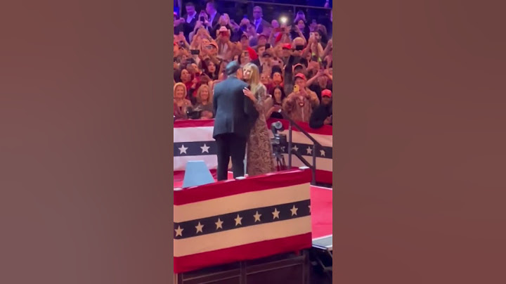 Elon Musk and Melania greet crowd during Trump rally at Madison Square Garden in New York City