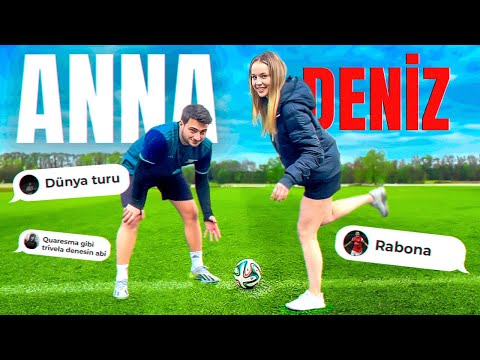 ANNA DENİZ FUTBOLDA NE KADAR YETENEKLİ? @AnnaDenizSayln