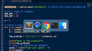Intro to Databases Part 7: Using shelve