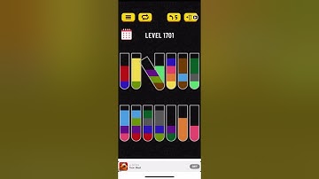 Water Sort Puzzle level 1701