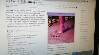 Big Foot (Nicki Minaj song) is on Horrible Music Wiki