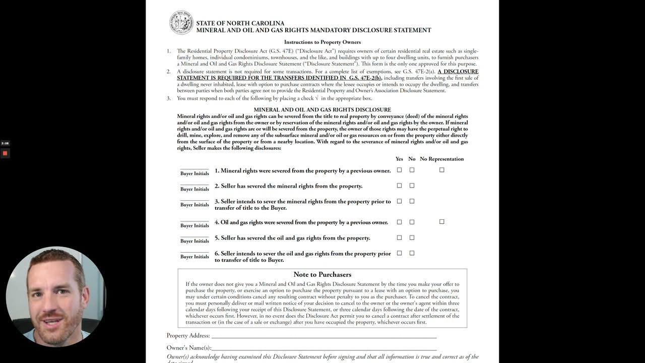 Mineral, Oil, and Gas Rights Disclosure YouTube